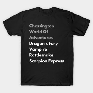 Chessington Ride Collection T-Shirt